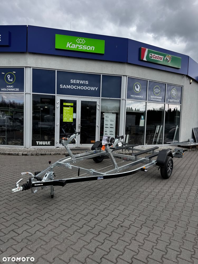 Brenderup Przyczepa do 2 skuterow wodnych JET SKI 543x255 DMC 1200kg Z HAMULCEM Brenderup PWC21200BRA - 1