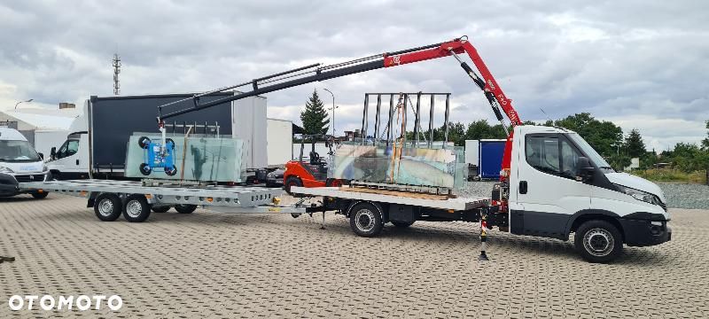 Iveco 50c-35c żuraw, HDS, zestaw do montażu szkła, okien, kamienia, płyt - 8