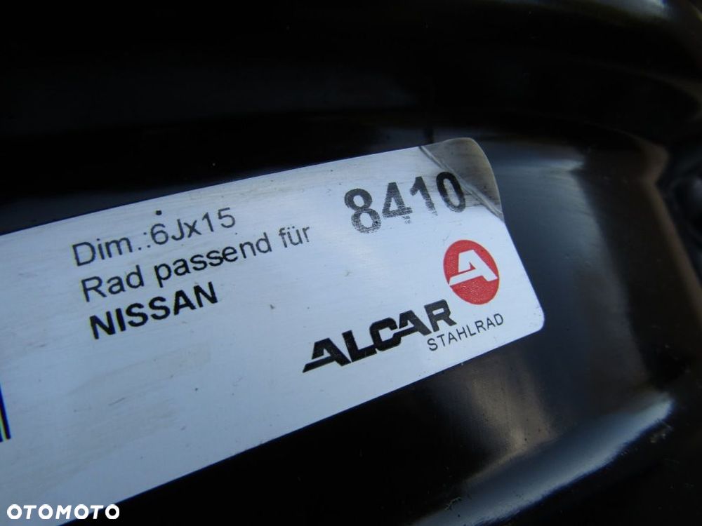 4x Felgi 15 Nissan NV200 / NV 200 / Evalia Almera 6j 4x114,3 ET45 - 15