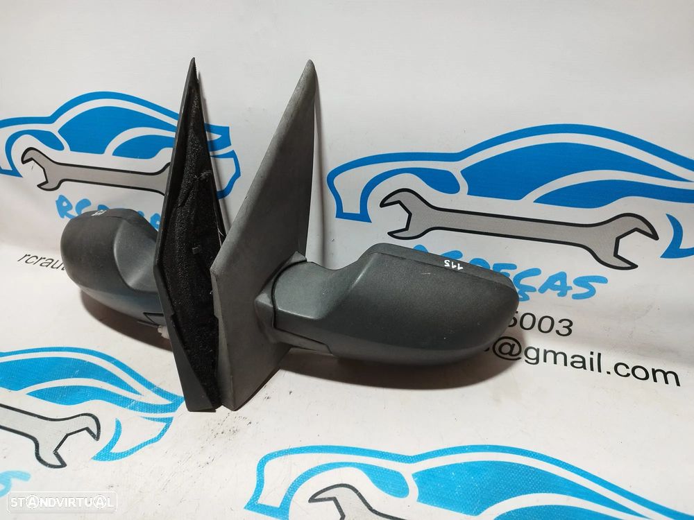 ESPELHO RETROVISOR ESQUERDO DIREITO FORD FIESTA V 5 MK5 2N1117682AN 2S6117683AM MANUAL ESPELHOS RETROVISORES - 5