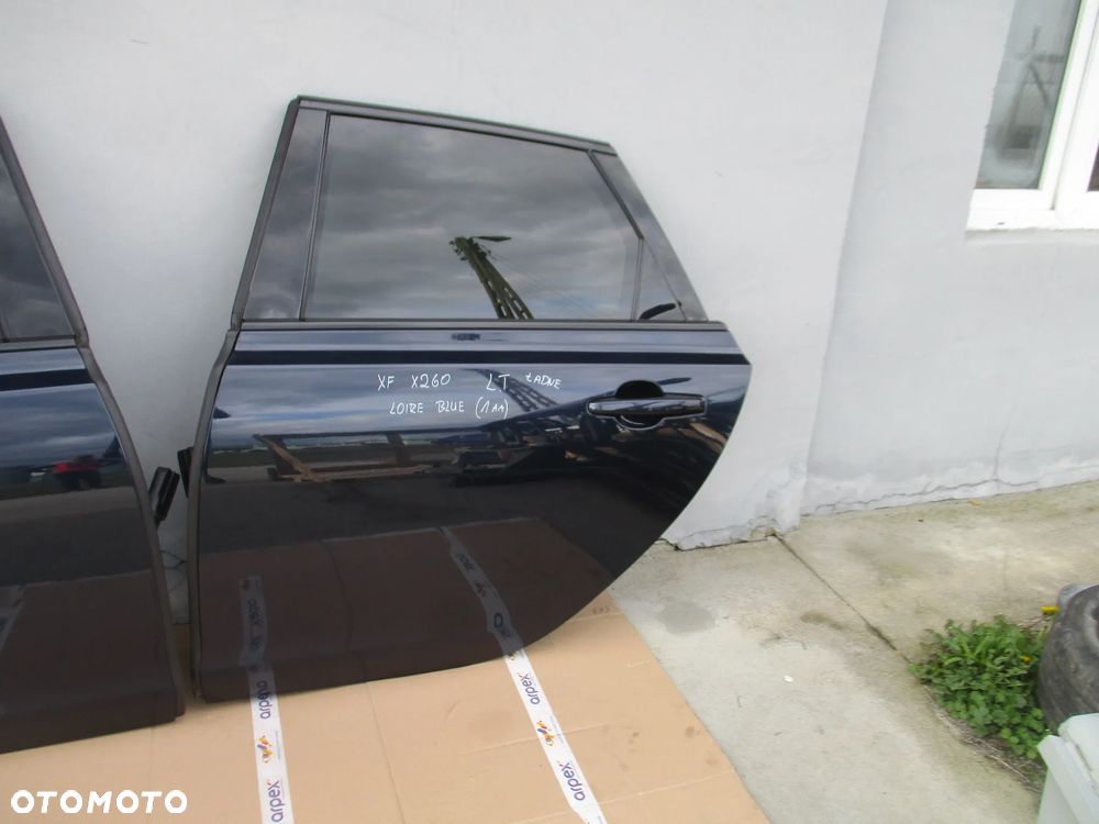 JAGUAR XF X260 DRZWI LEWE PRAWE PRZÓD TYŁ SPORTBRAKE KOMBI LOIRE BLUE 1AM - 3
