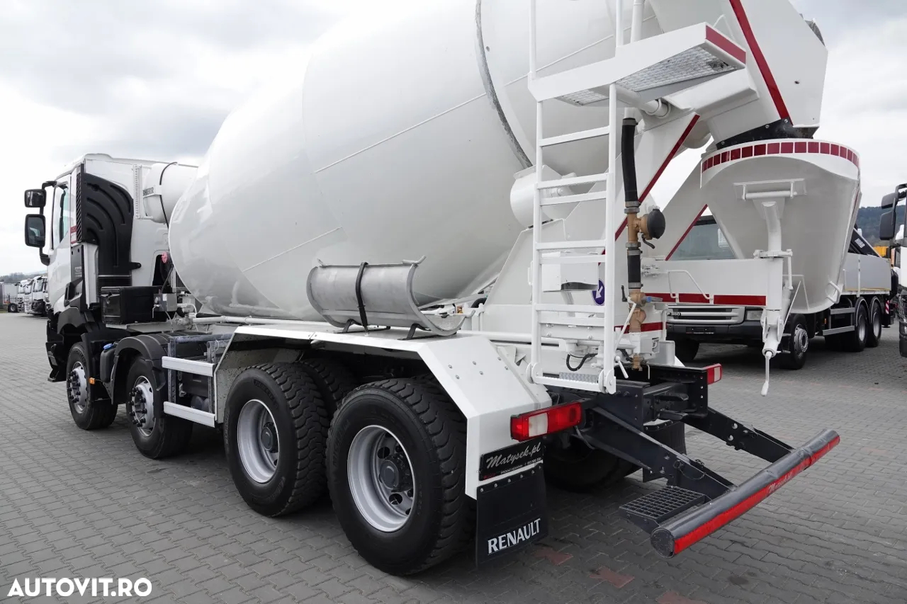 Renault C 380 / 8X4 / BETONER / BETON CONVERTER / LIEBHERR 9 M3 / EURO 6 / 2016 - 11