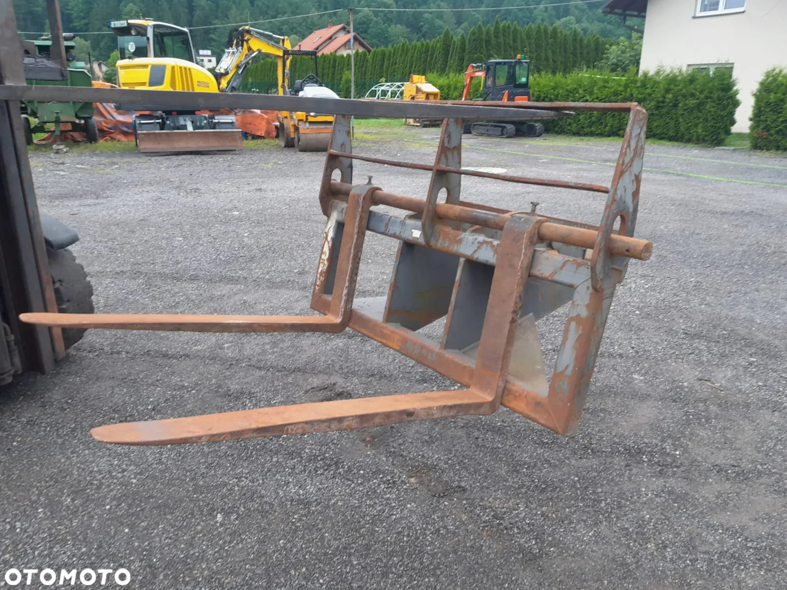 Widły przeładunkowe Scott paleciarka paleciak karetka do koparki fi80mm. - 5