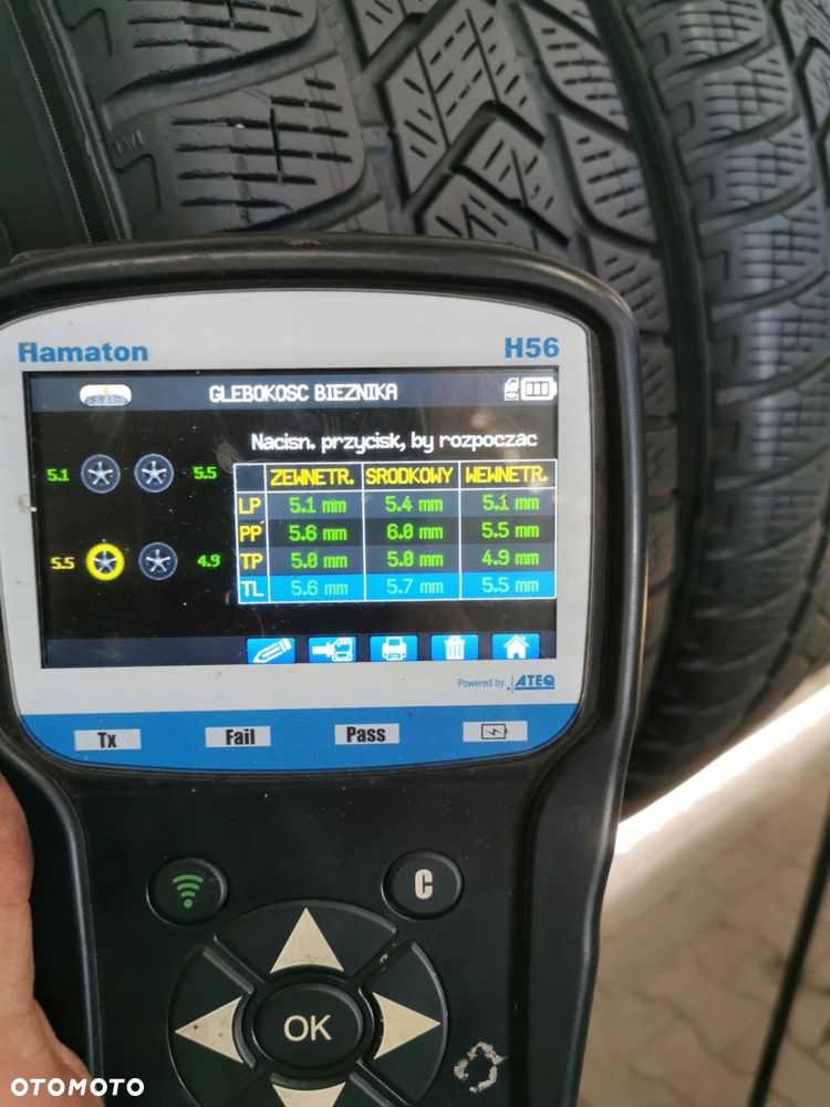 4x 215/65R17 pirelli 2019 zimowe 5,5mm 4244 - 8