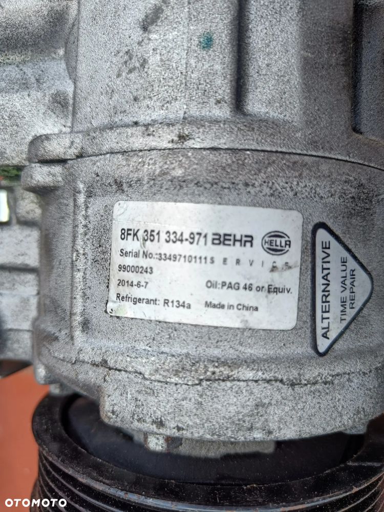 BMW E60 E61 E90 2.0D N47 SPRĘŻARKA KOMPRESOR KLIMATYZACJI - 5