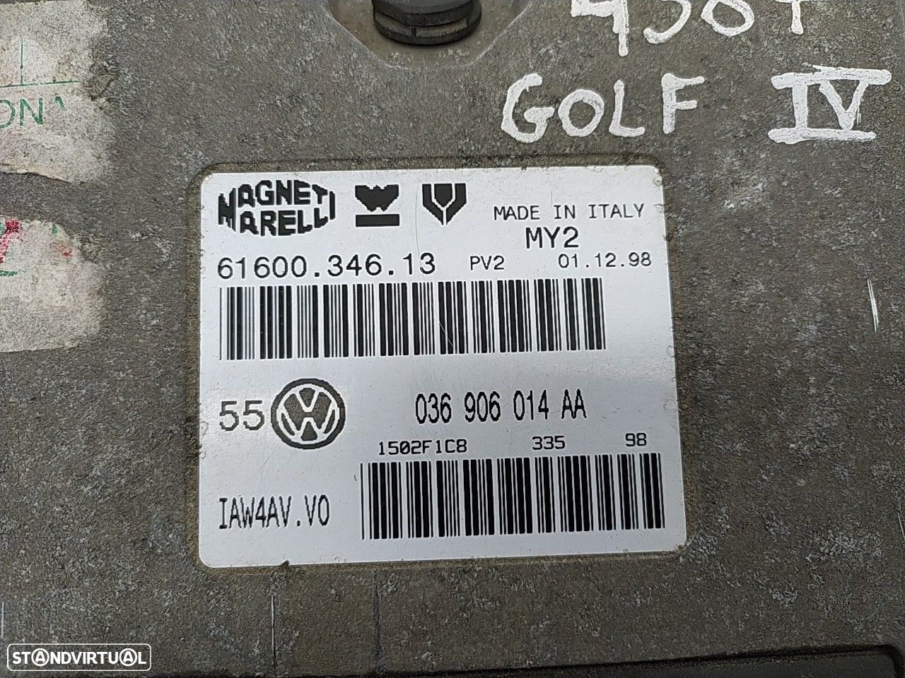 Centralina Motor Volkswagen Golf Iv (1J1) - 4