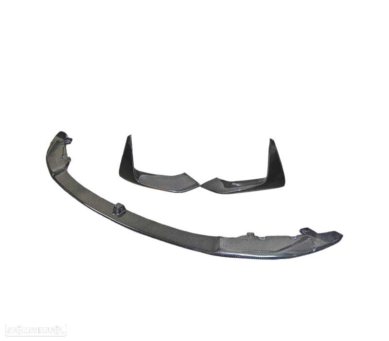 SPOILER LIP DIANTEIRO BMW F82 F83 M4 13-18 CARBONO + SPLITTERS - 2