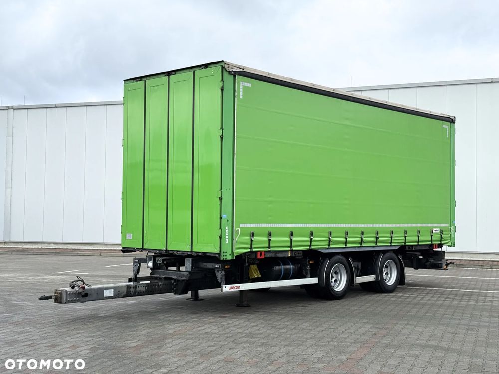 Wecon PRZYCZEPA TANDEM / 7,75 M / OPONY 90% / SUWANY PODNOSZONY DACH / SALON PL - 1