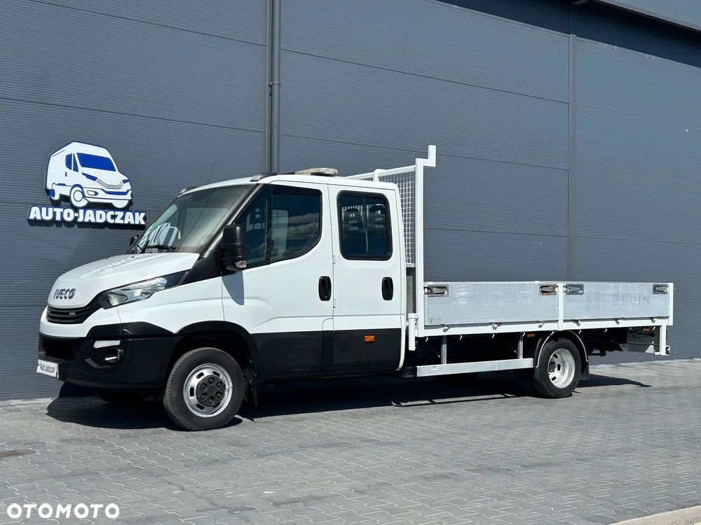 Iveco Daily 50C18 35C18 3.0 HPI Hi-Matic DOKA Skrzynia Brygadówka **Długa paka 395cm**KLIMA**BLIŹNIAKI**Sprowadzony** - 1
