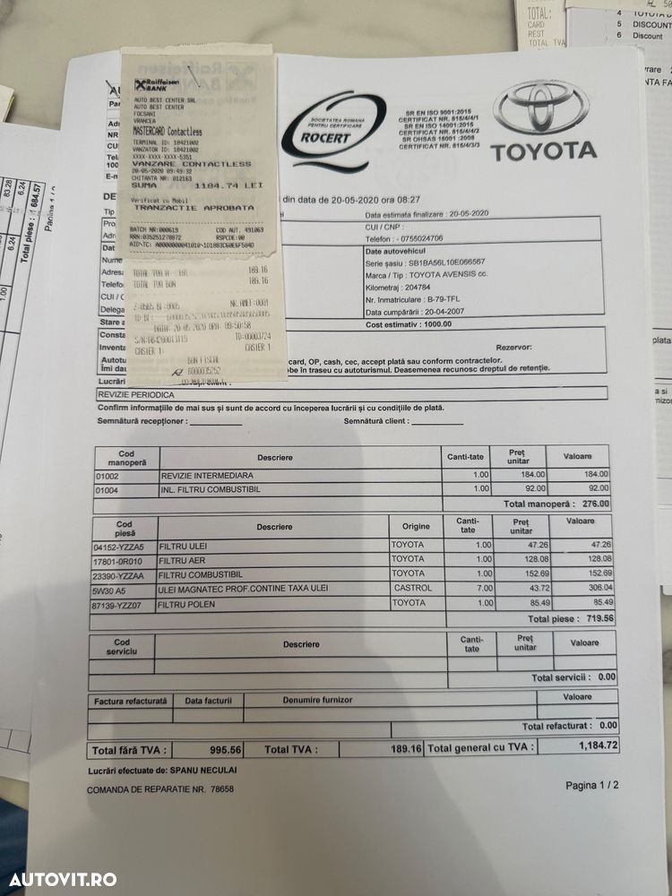 Toyota Avensis 2.2 D-4D Station Wagon Business - 23