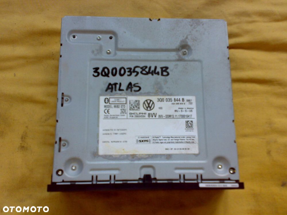 vw atlas 2018 - zmieniarka czytnik nawigacji gps radio - 2