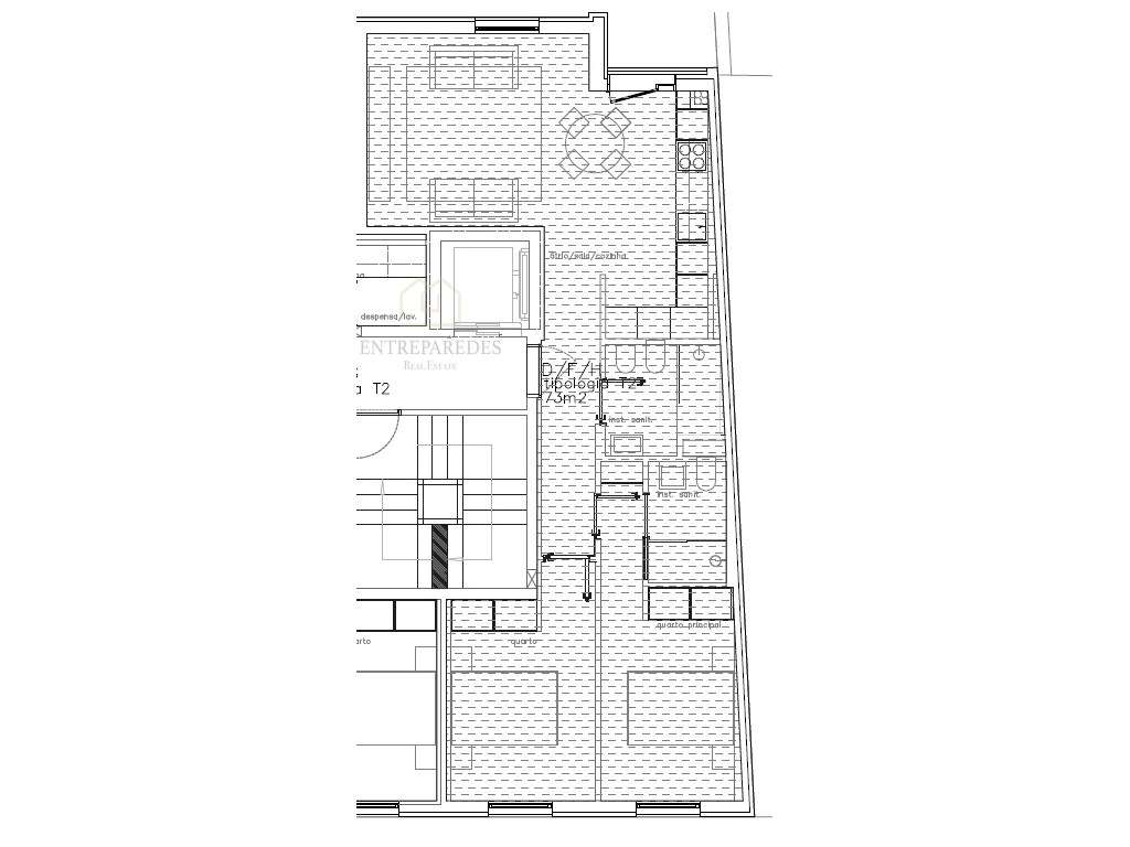 Apartamento T2 Novo - Metro do Marquês - Empreendimento Portas do M... - Grande imagem: 4/4