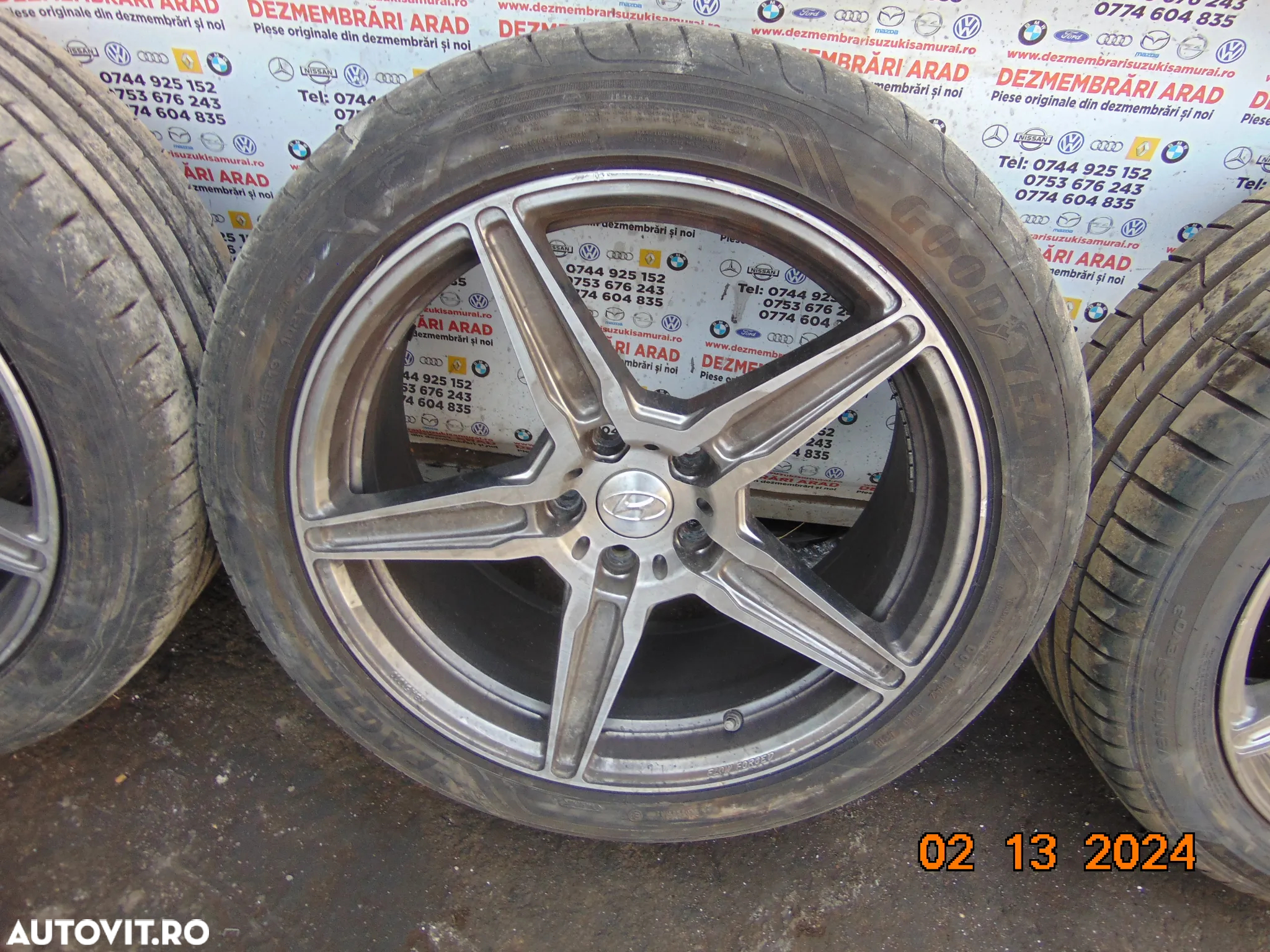 Jante Hyundai Tucson r19 santa fe Kia sorento Sportage Mazda nissan honda r19 jante cu anvelope vara jante aliaj aluminiu r19 japoneze - 8