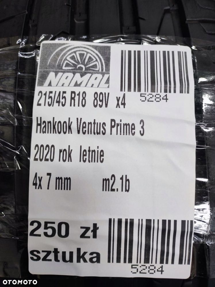 215/45r18 hankook 2020 opony letnie 7mm 5284 - 7