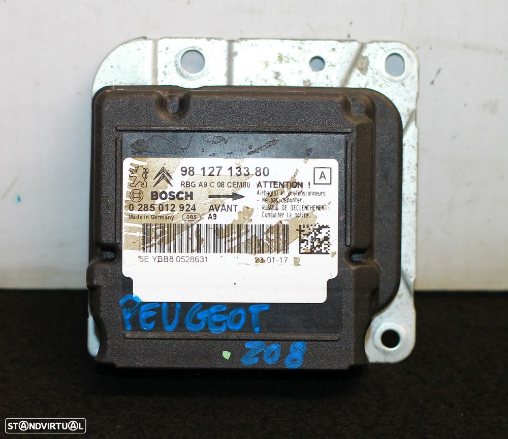 CENTRALINA DE AIRBAG PEUGEOT 208 - 2