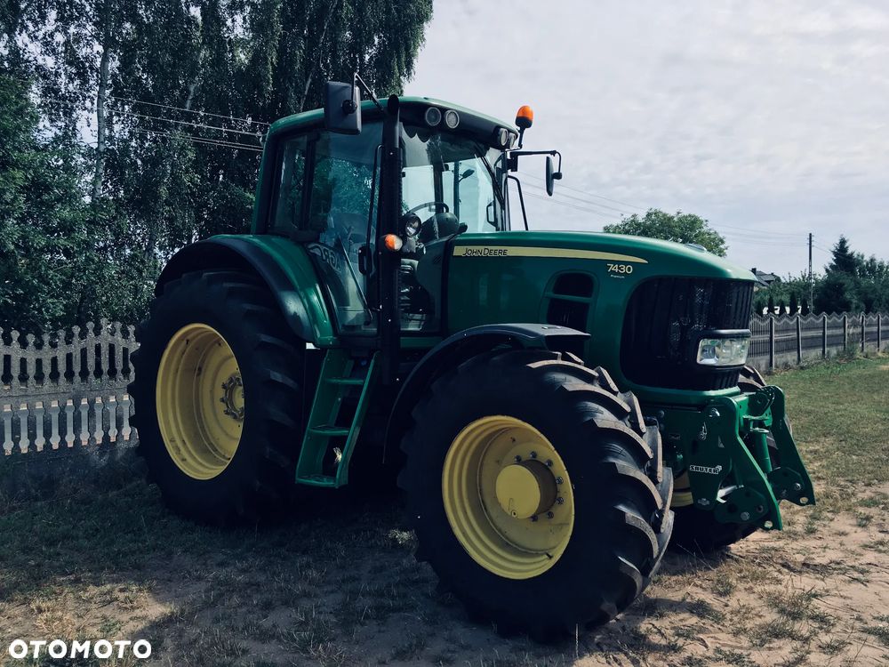 John Deere 7430 Premium Nowe opony Video Pneumatyka - 3