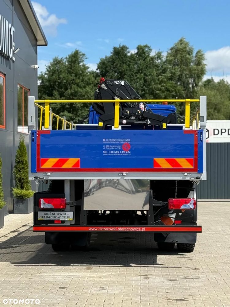 MAN TGM TGL TGS 18.250 E6 //skrzyniowy z HDS // 4x2 // żuraw HMF 1420 K2 HDS dzwig kran crane budowlanka - 24