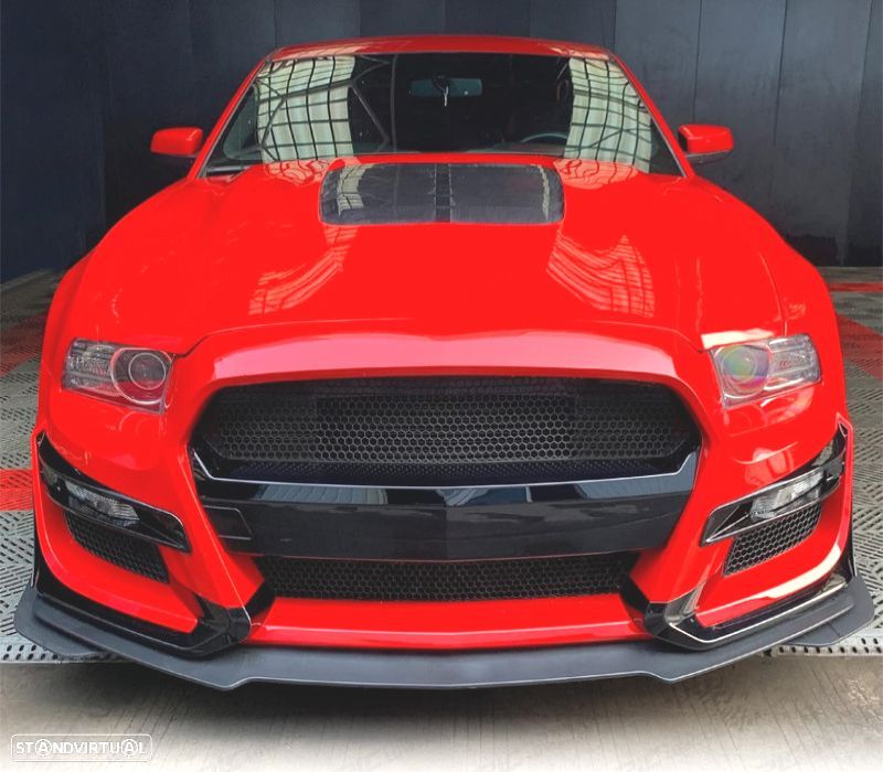 PARA-CHOQUES FRONTAL FORD MUSTANG V6 GT 10-14 LOOK GT500 - 2