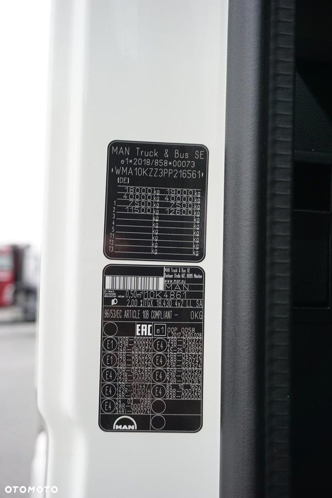 MAN TGX / 18.430 / E 6 / GM / ACC / I – COOL / ZESTAW CHŁODNIA / 2 OSIE / WINDA - 11