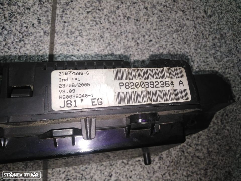 Quadrante Renault Espace IV Ref.: P8200392364A / P8200322053H - 2