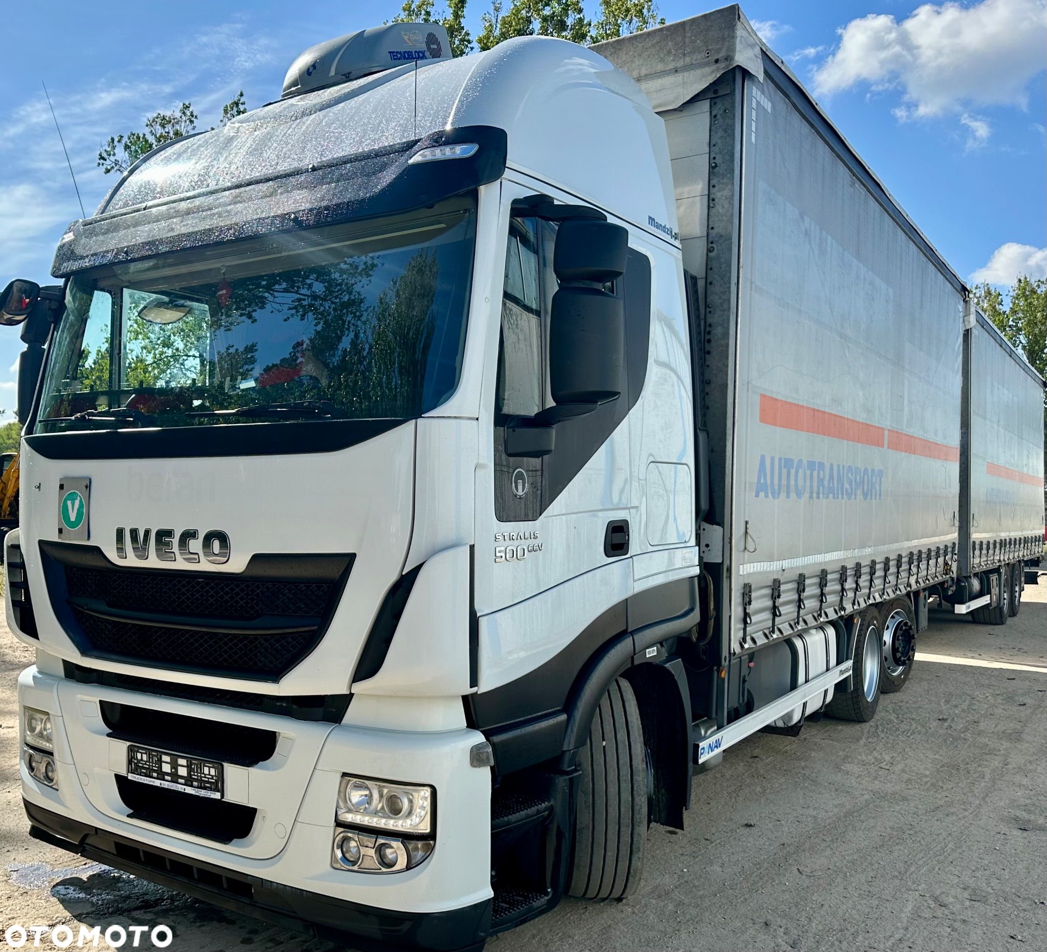 Iveco STRALIS 500EEV GLOB XXL AUTOMAT RETARDER 6x2 JUMBO TYLNA OŚ SKRĘTNA FIRANKA DŁ:7.40m + TANDEM PANAV OŚ BPW FIRANKA DŁ:8.20m ZESTAW PRZESTRZENNY 120m3 MOTOR:13L 2014r IGŁA - 1