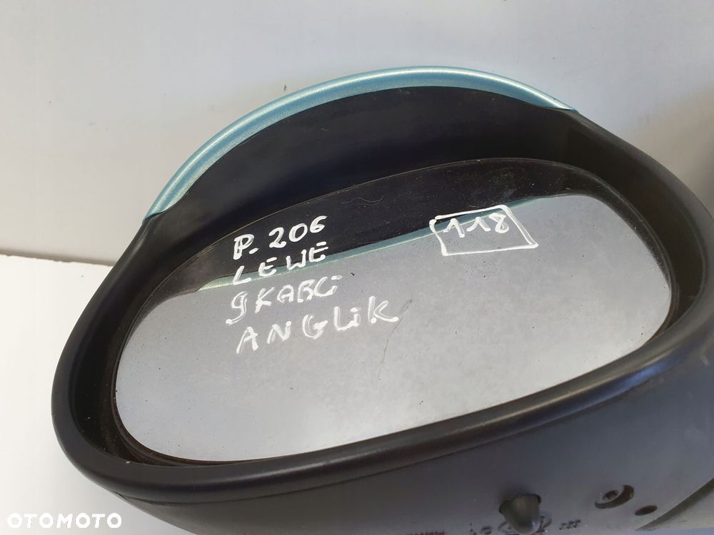 LUSTERKO Peugeot 206 98-12r _ LEWE KIEROWCY 9 kabli - 2