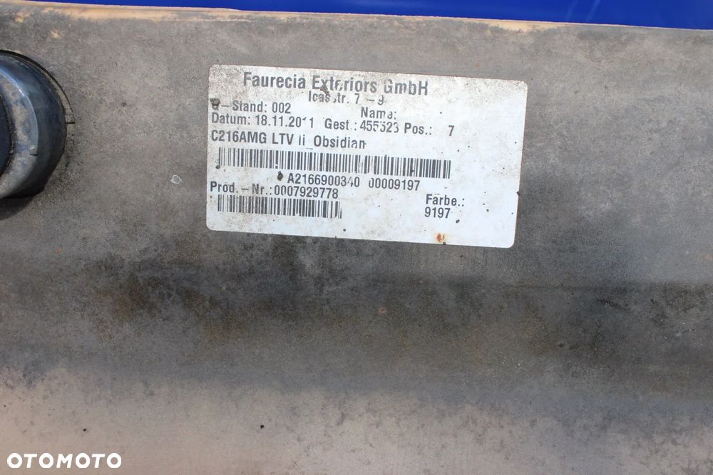 Listwa nakładka progowa lewa AMG OE Mercedes CL CL500 W216 C216 A2166900340 - 10