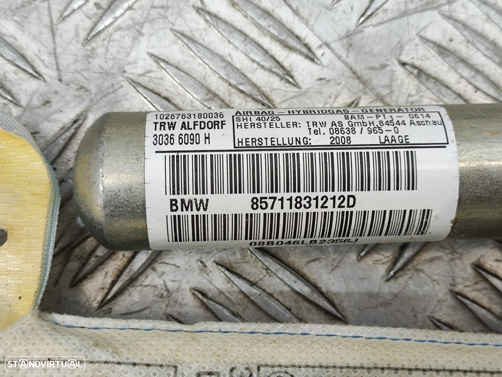Conjunto Cortinas Laterais Airbag Esquerda Direita BMW Serie 3 E92 7118312 7118311 - 7
