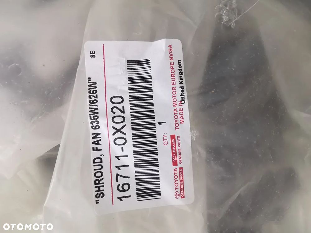 Toyota Auris E18  Avensis T27 D4D obudowa wentylatorów 16711-0X020 - 3