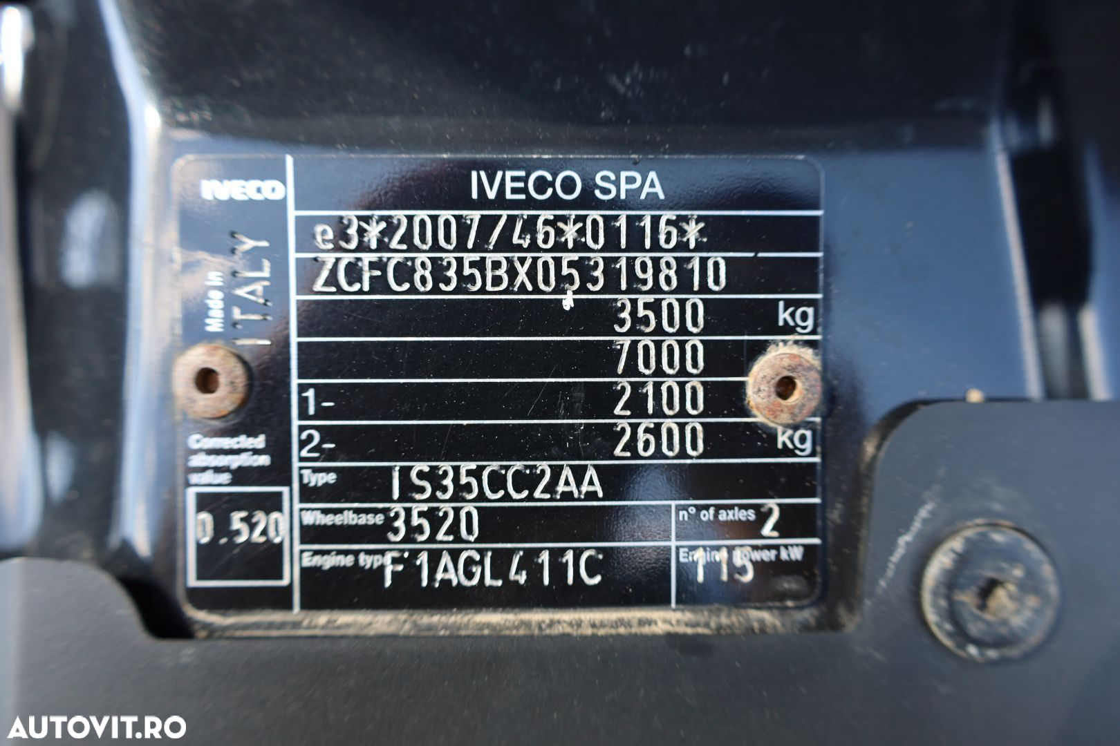 Iveco Daily L3H2 Axa Dubla 35-160 - 25