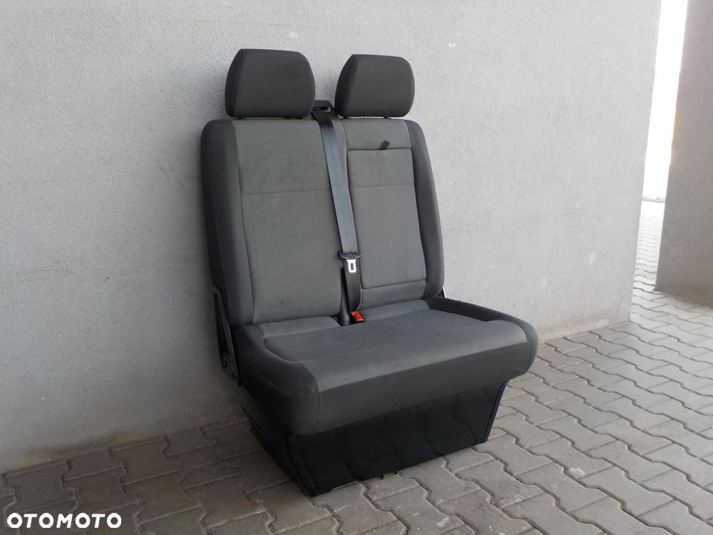 VW T6 FOTEL PODWÓJNY PASAŻERA PRZÓD DWÓJKA - 1
