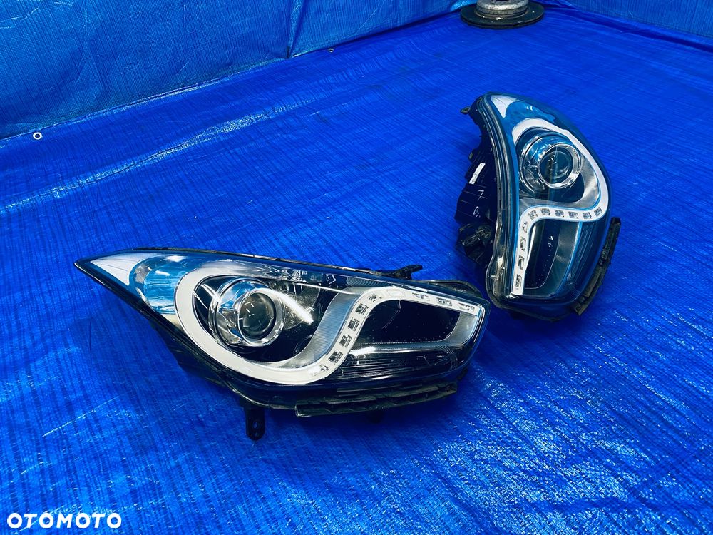 REFLEKTOR LAMPA LEWA PRAWA LEWY PRAWY PRZÓD PRZEDNIA XENON KSENON LED HUNDAI I40 12R ; 92102-3Z090 92102-3ZXXX 92101-3Z100 92101-3ZXXX ORYGINAŁ EUROPA - 4