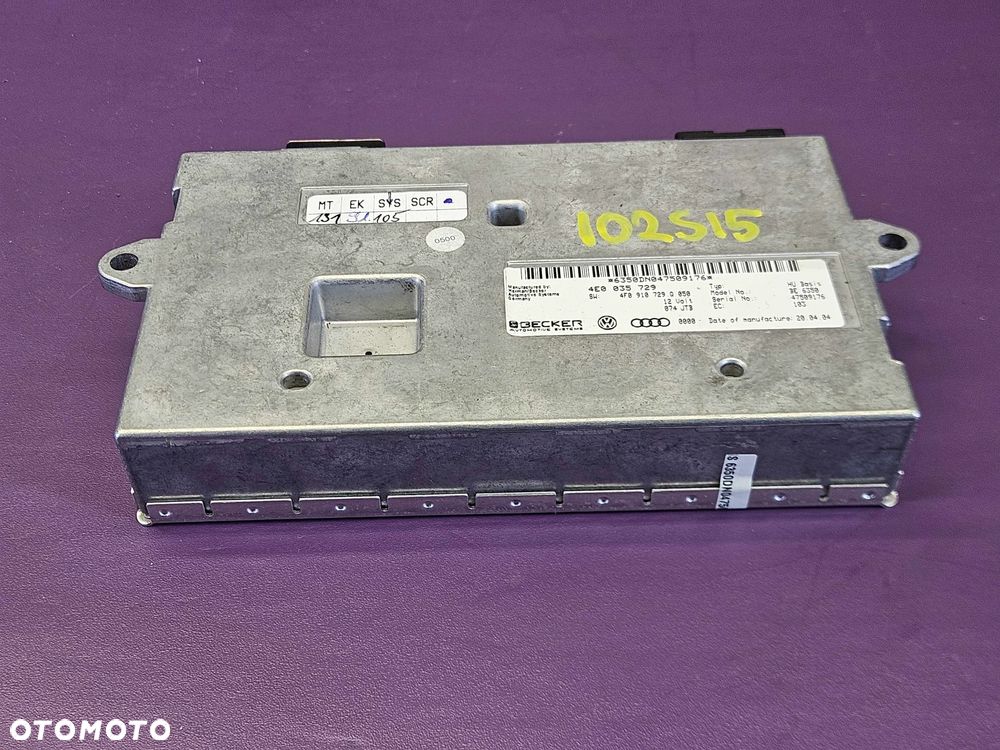 Modul 4E0035729 4F0910729 Q Sterownik Komputer MMI Interface Radio Navi Nawigacji Audi A6 C6 A8 D3 - 3