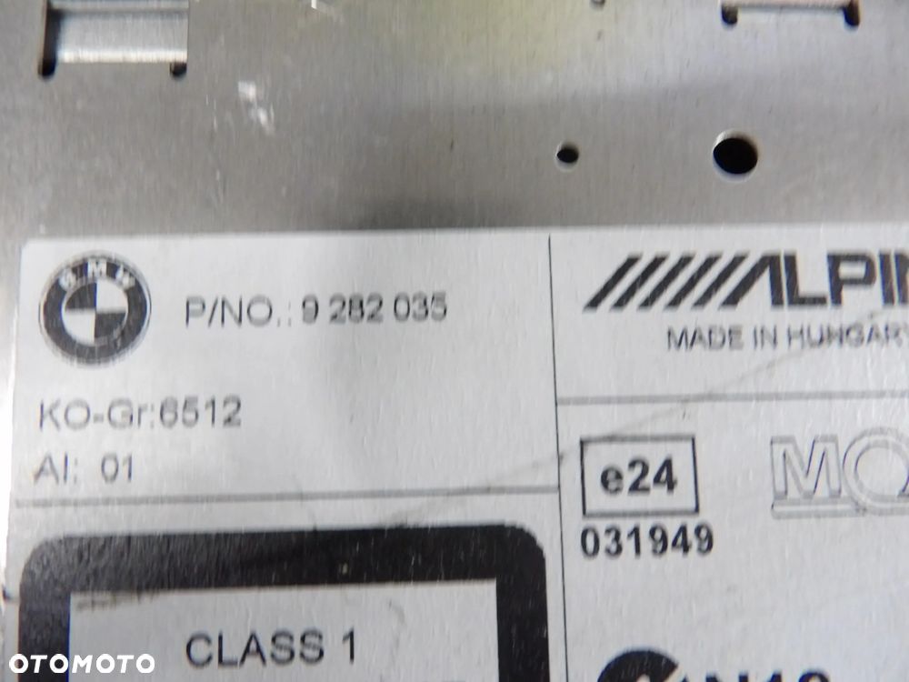 BMW - F20,F30 - RADIO , CD , NAWIGACJA - 9282035 - 2