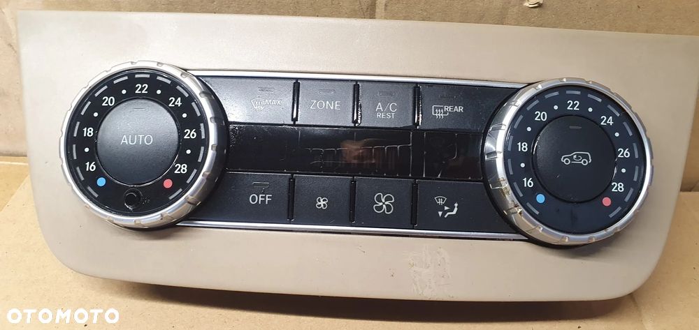 Panel nawiewu klimatyzacji klimatronic Mercedes GL X166 W166 A1669006209 - 5