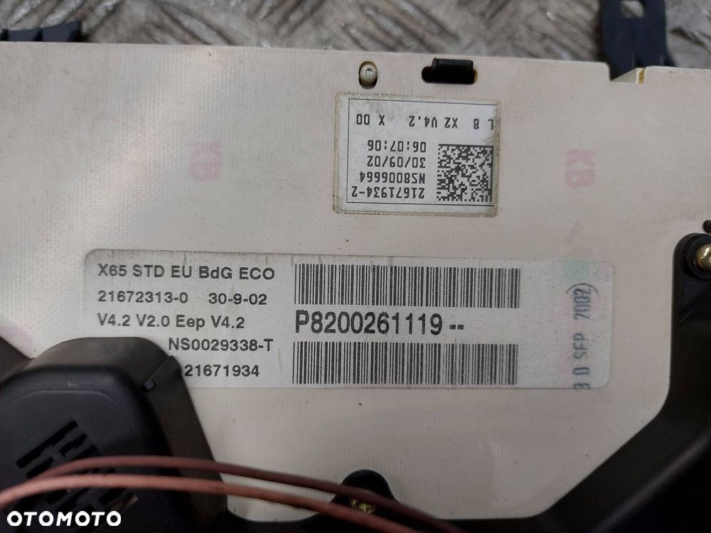 ZESTAW STARTOWY CLIO II 1.2 8200162378 8200207134A - 8