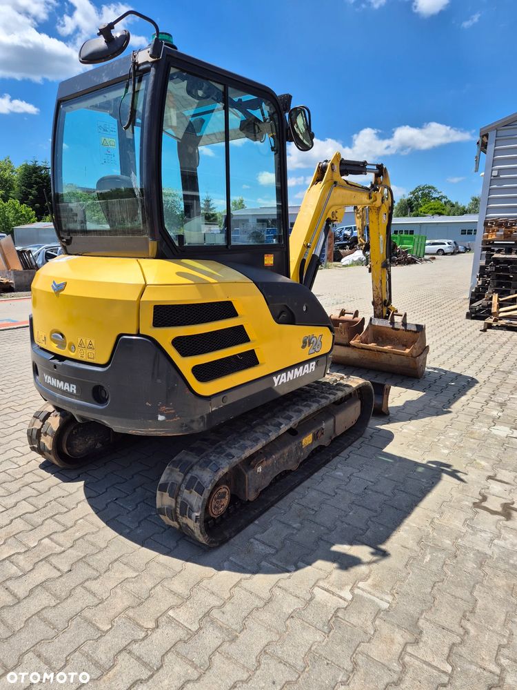 Yanmar Minikoparka Yanmar SV26 2020r 2300mtg 3 łyżki szybkozłącze CAT KUBOTA JCB - 3