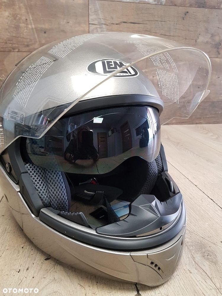 Kask motocyklowy LEM z odpinaną szczęką rozmiar M 57 - 16