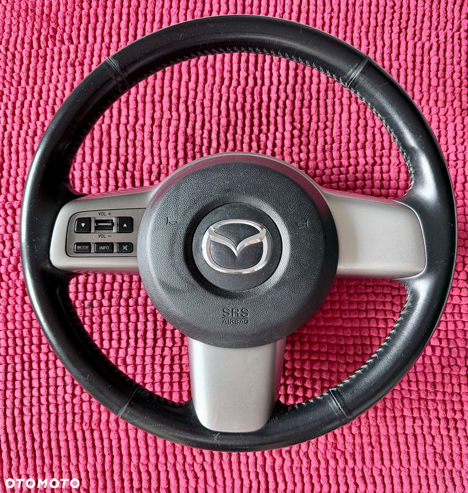 Mazda 3 5 6 koło dojazdowe 16cali T125/70 R16 Mazda 6 GH 2008/2010r kierownica air bag stan b.dobry kierownice Mazda 2 dy de 3 BK bl bp 5 CR CW 6 gg GY GJ cx-5 cx-3  plastiki wloty powietrza lampa tył lewa lub prawa strona Europejska stan b.dobry oryginalna w 100% sprawne oraz inne części - 13