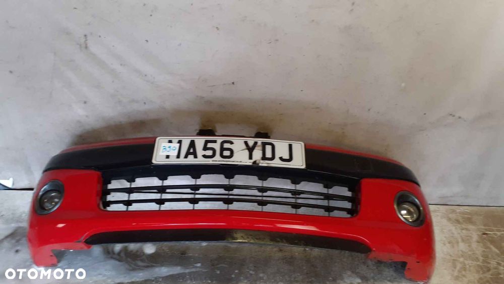 ^ ZDERZAK PRZÓD PRZEDNI DO NISSAN NOTE Z10G CZERWONY HALOGENY - 1