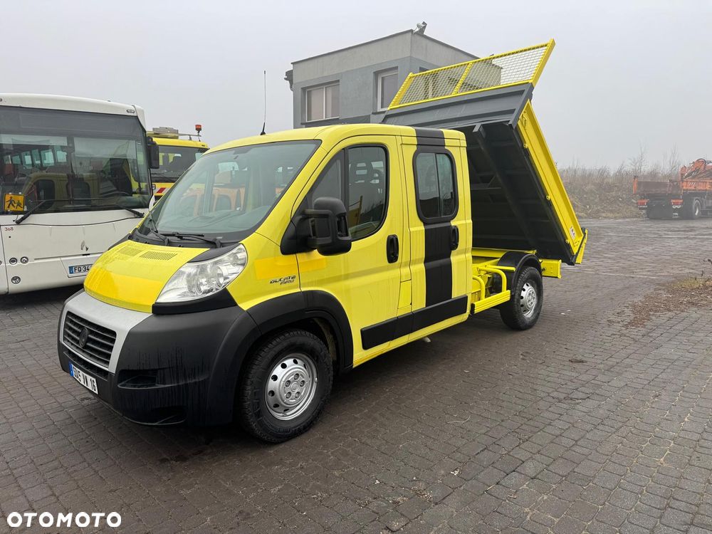Fiat Ducato 2.3JTD Wywrotka Brygadówka Hak 3 Tony 7 Osobowa Klima Kiper I wł. - 1