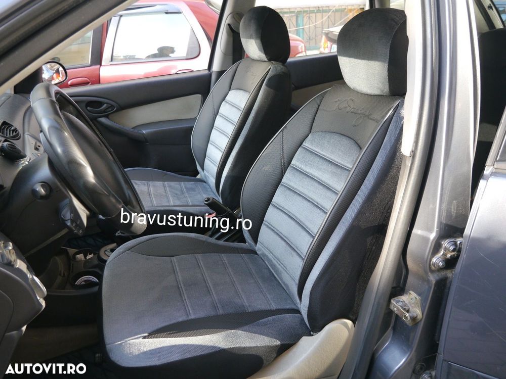 SET COMPLET Huse scaun auto VELUR AUDI, Bmw,Skoda,Vw,Opel etc - 1