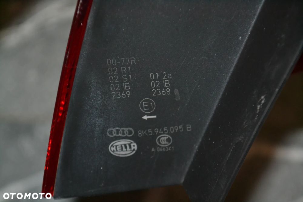 AUDI A4 B8 SEDAN LAMPA LED TYŁ TYLNA LEWA W BŁOTNIK  8K5945095B STAN - 3