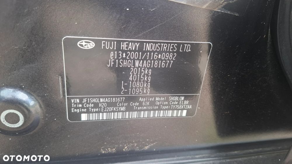 Subaru Forester 2.0 XA 000 - 13