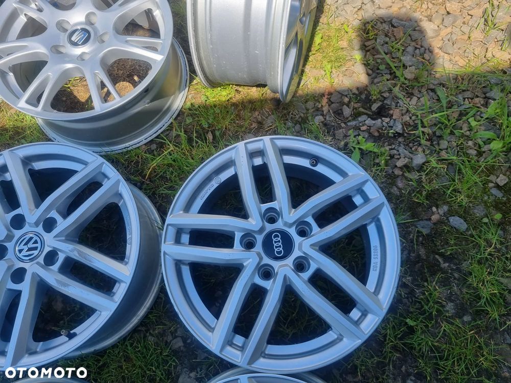 VW GOLF 7,TOURAN,CADY,SEAT LEON,SKODA,AUDI alu 6.5x16 ET46 5X112 bdb stan - 10