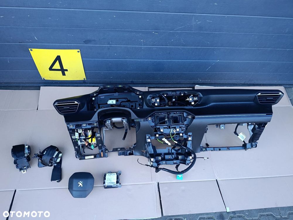 PEUGEOT 208 II 2 KONSOLA AIRBAG PODUSZKA SENSOR PASY EUROPA KOMPLET - 1