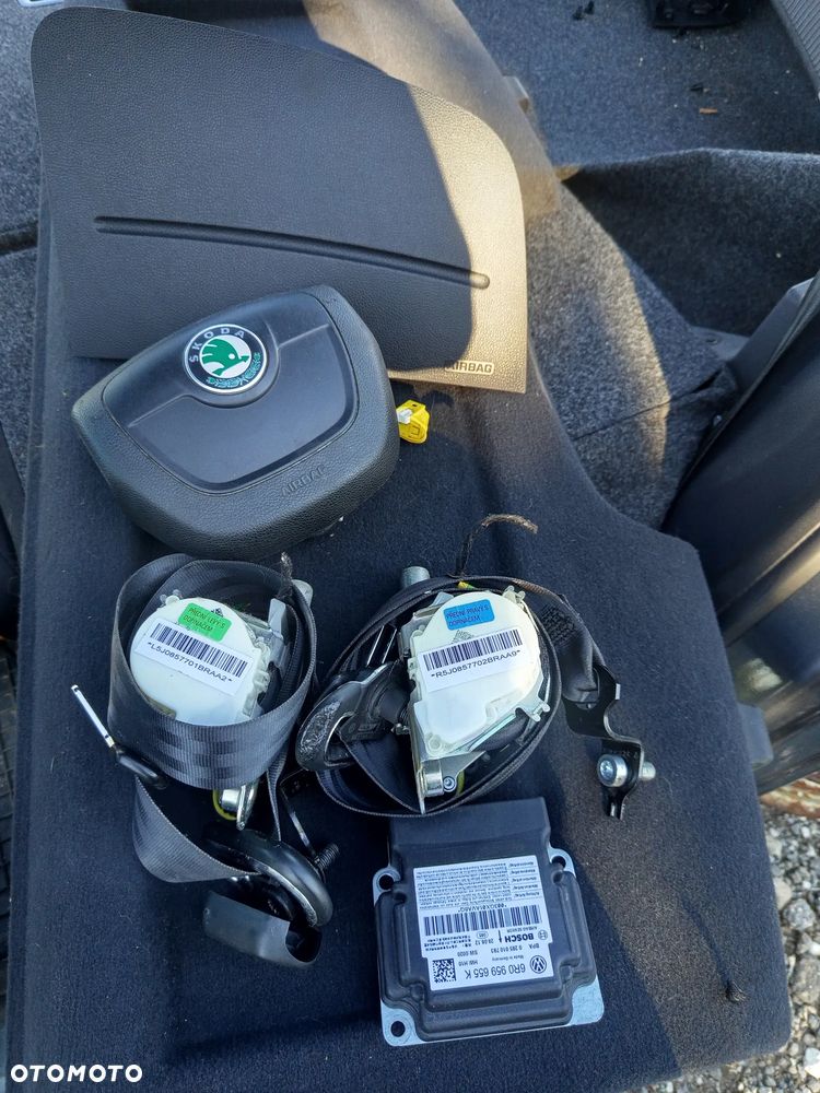 Skoda Fabia II liift airbag poduszka komplet - 2