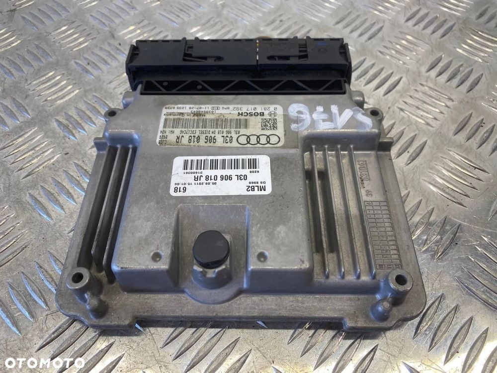 KOMPUTER STEROWNIK SILNIKA AUDI A4 B8 A5 8T 2.0 TDI 03L906018JR - 3