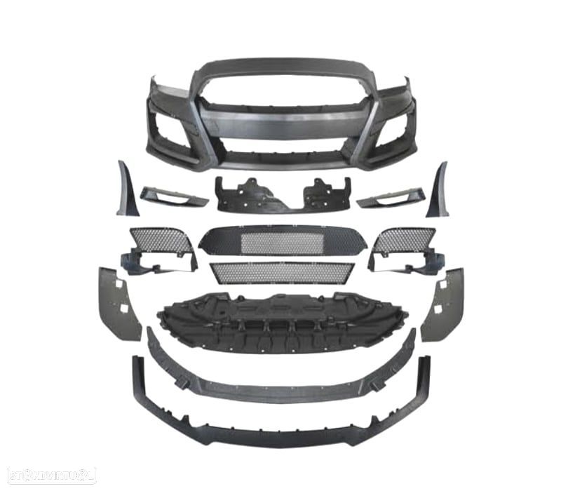 PARA-CHOQUES FRONTAL FORD MUSTANG 10-14 LOOK GT500 RESTYLING - 3