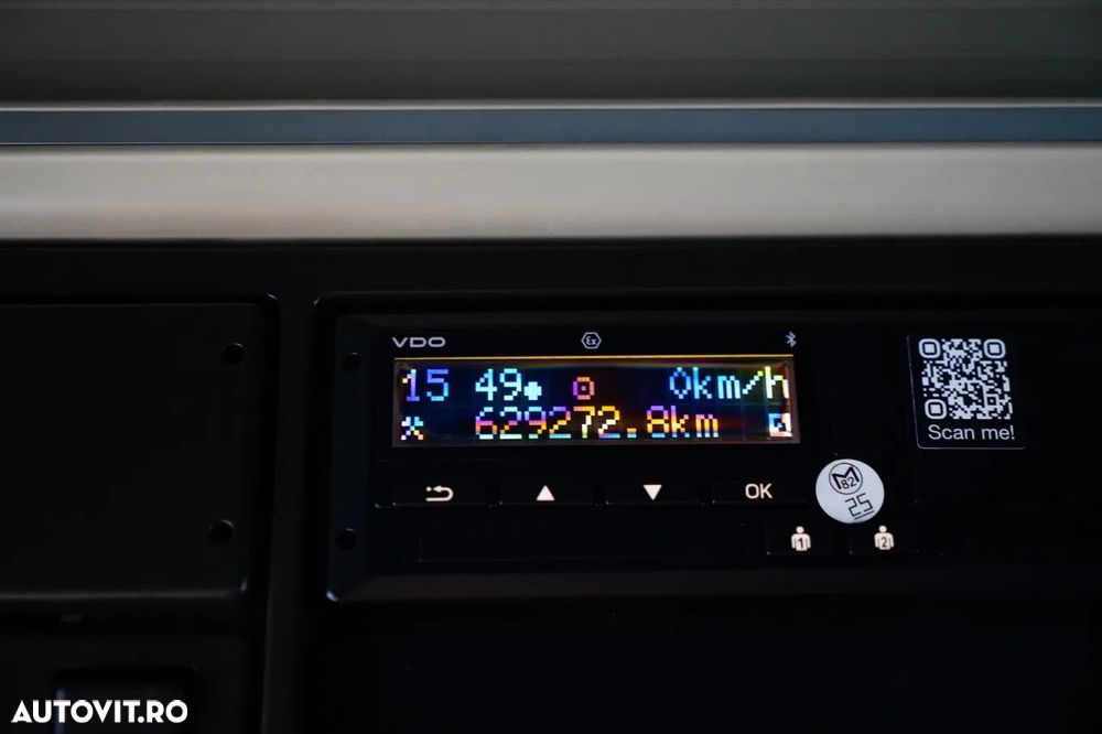 Volvo FH 460 / COMBINAT TANDEM / 120 M3 / TRANSPORT / I-SAVE / I-PARK COOL / PUNTE RIDICATĂ / PUNTE DIRECȚIE / CORTINĂ RANFORSATĂ - 36